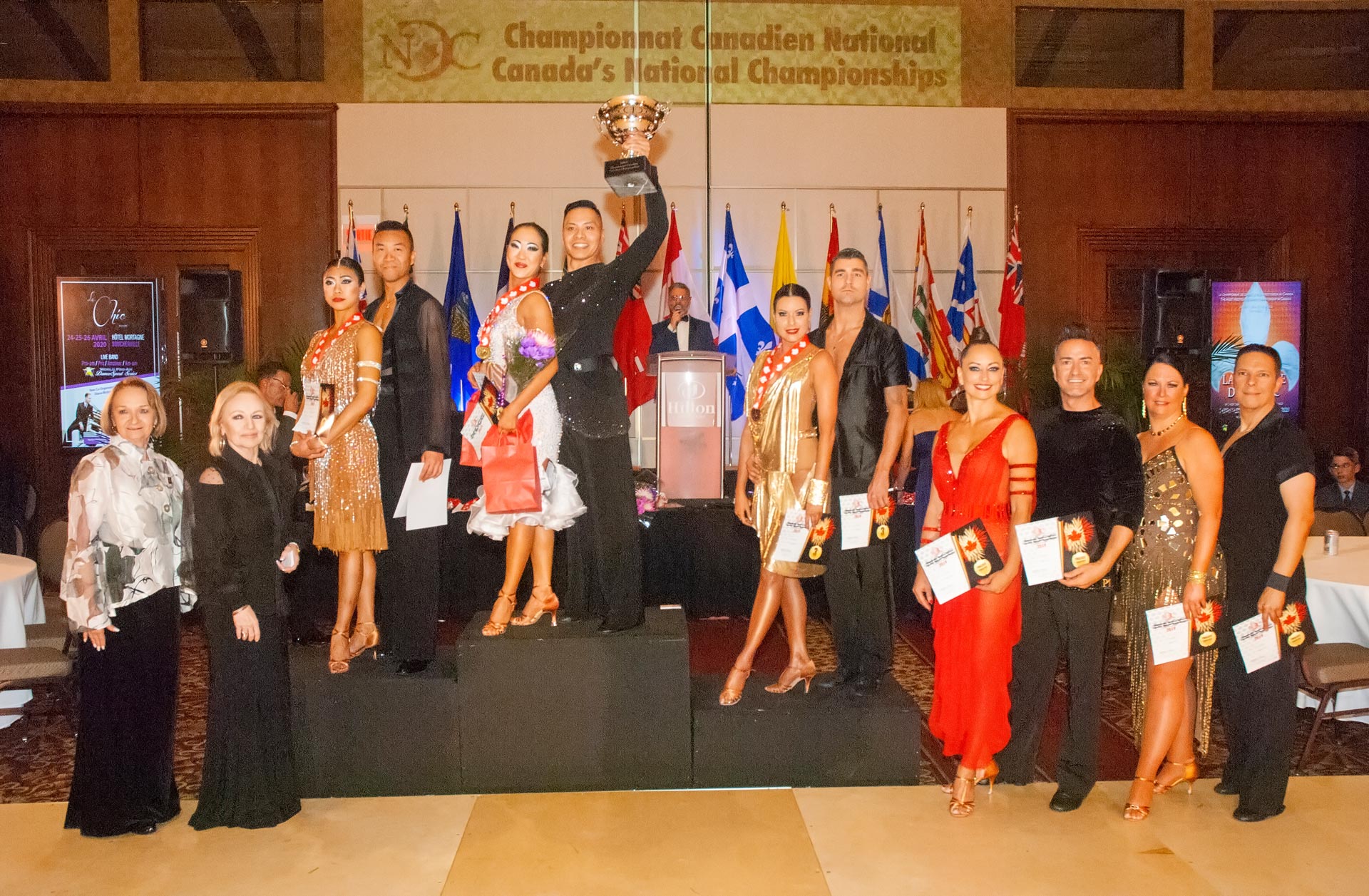 Gagnants du Championnat Canadien 30+ Latin 2019