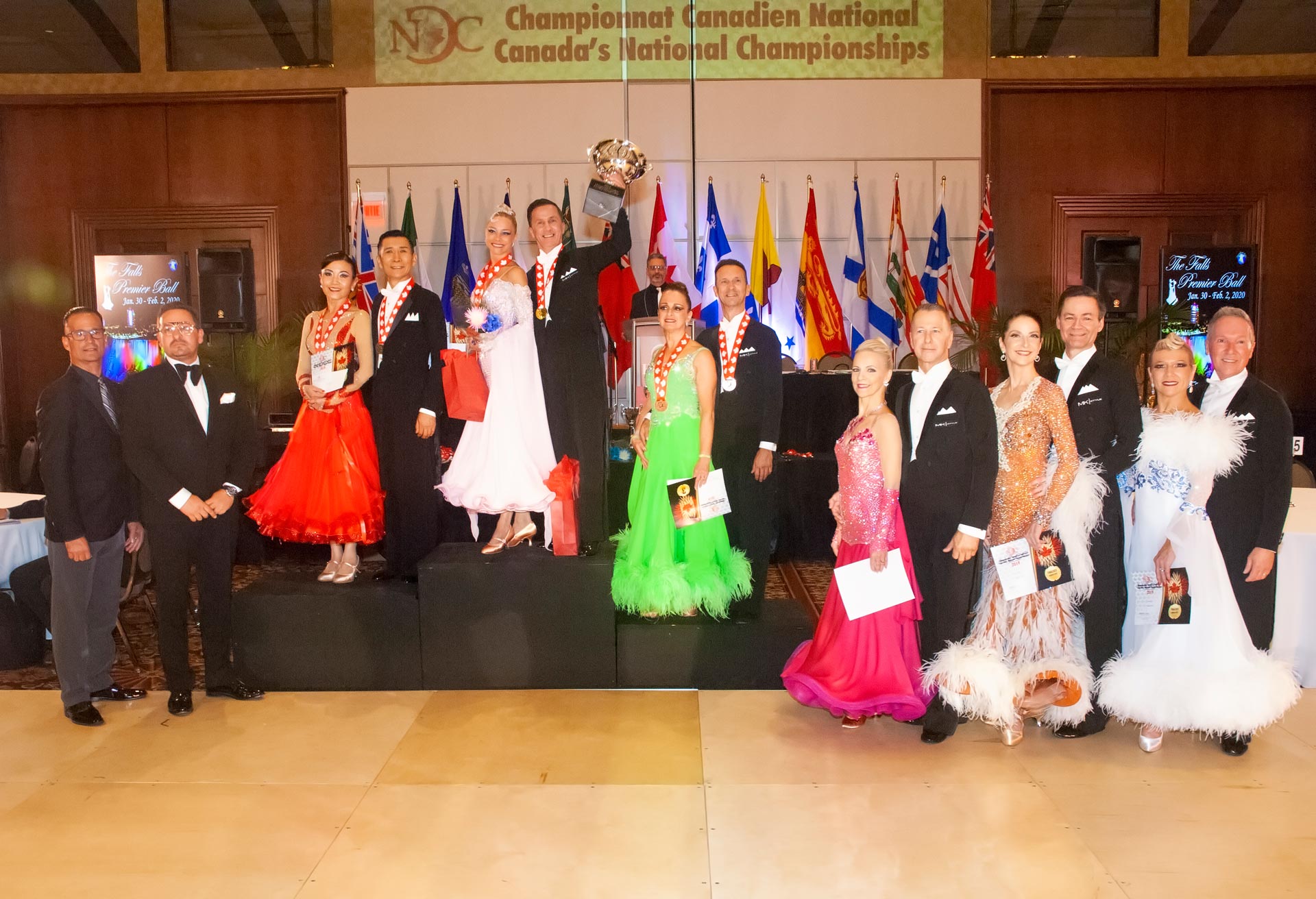 Gagnants du Championnat Canadien 50+ Ballroom 2019