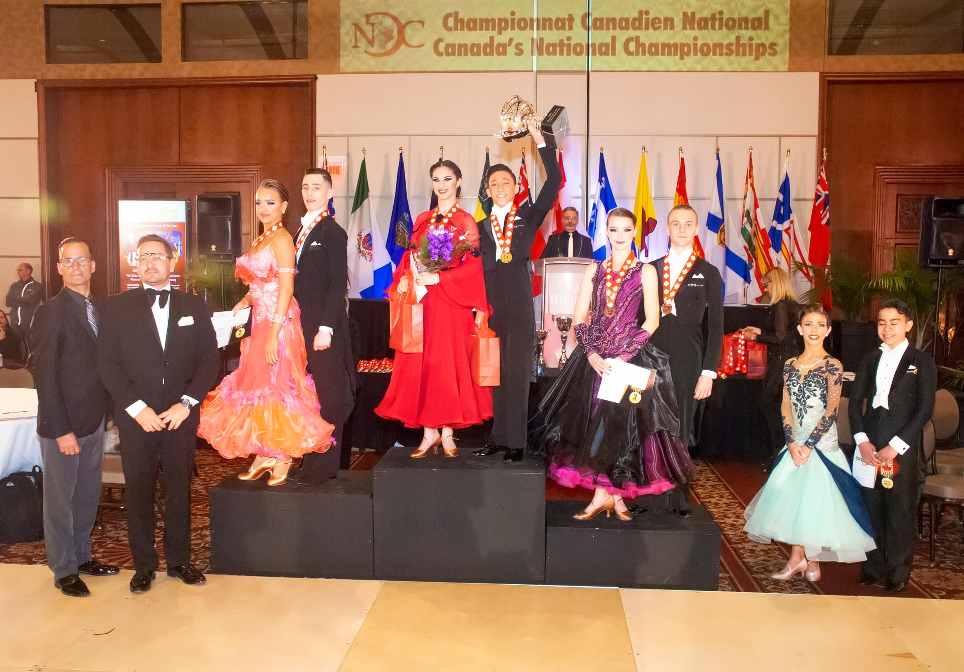 Gagnants du Championnat Canadien Junior Ballroom 2019