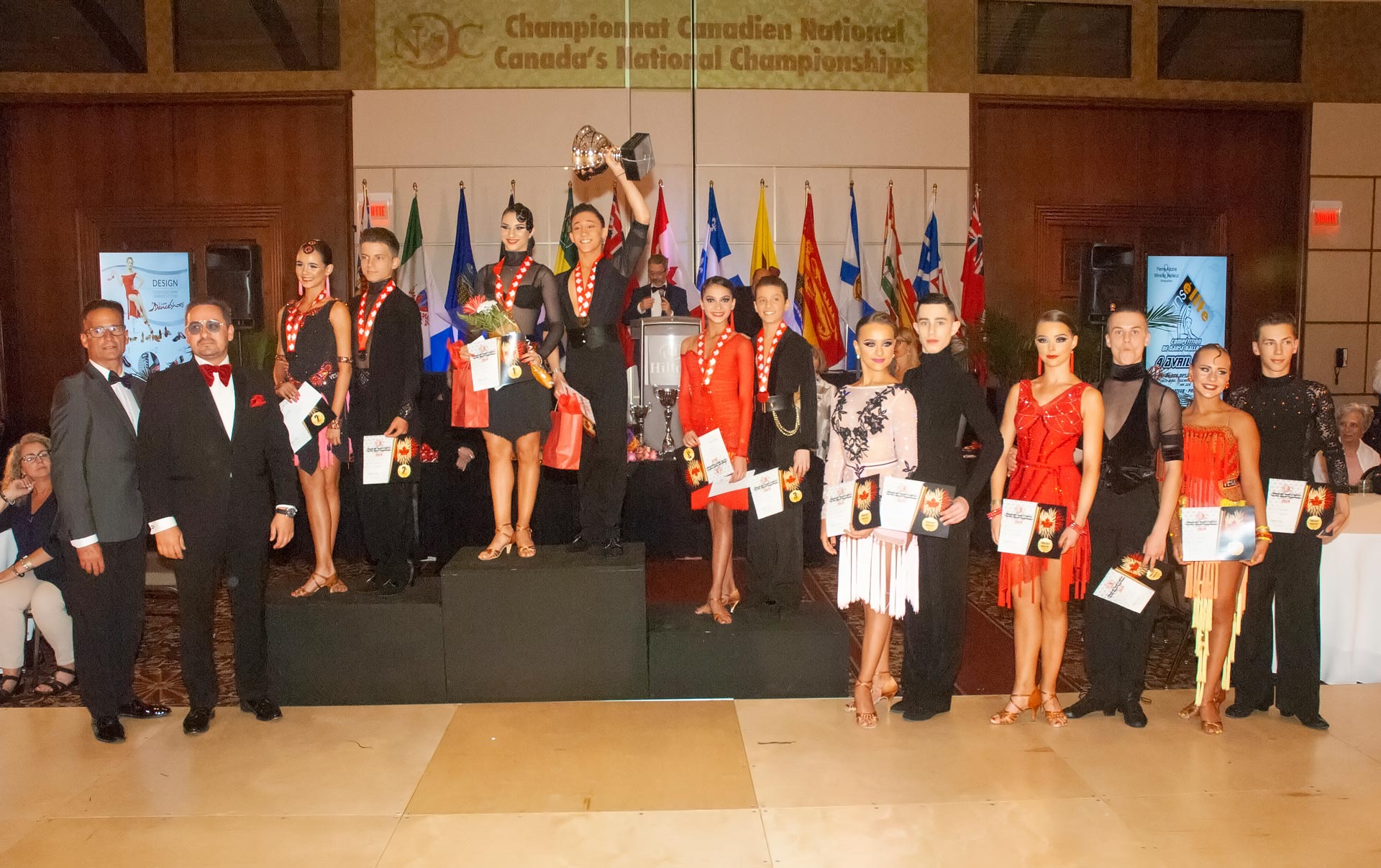 Gagnants du Championnat Canadien Junior Latin 2019