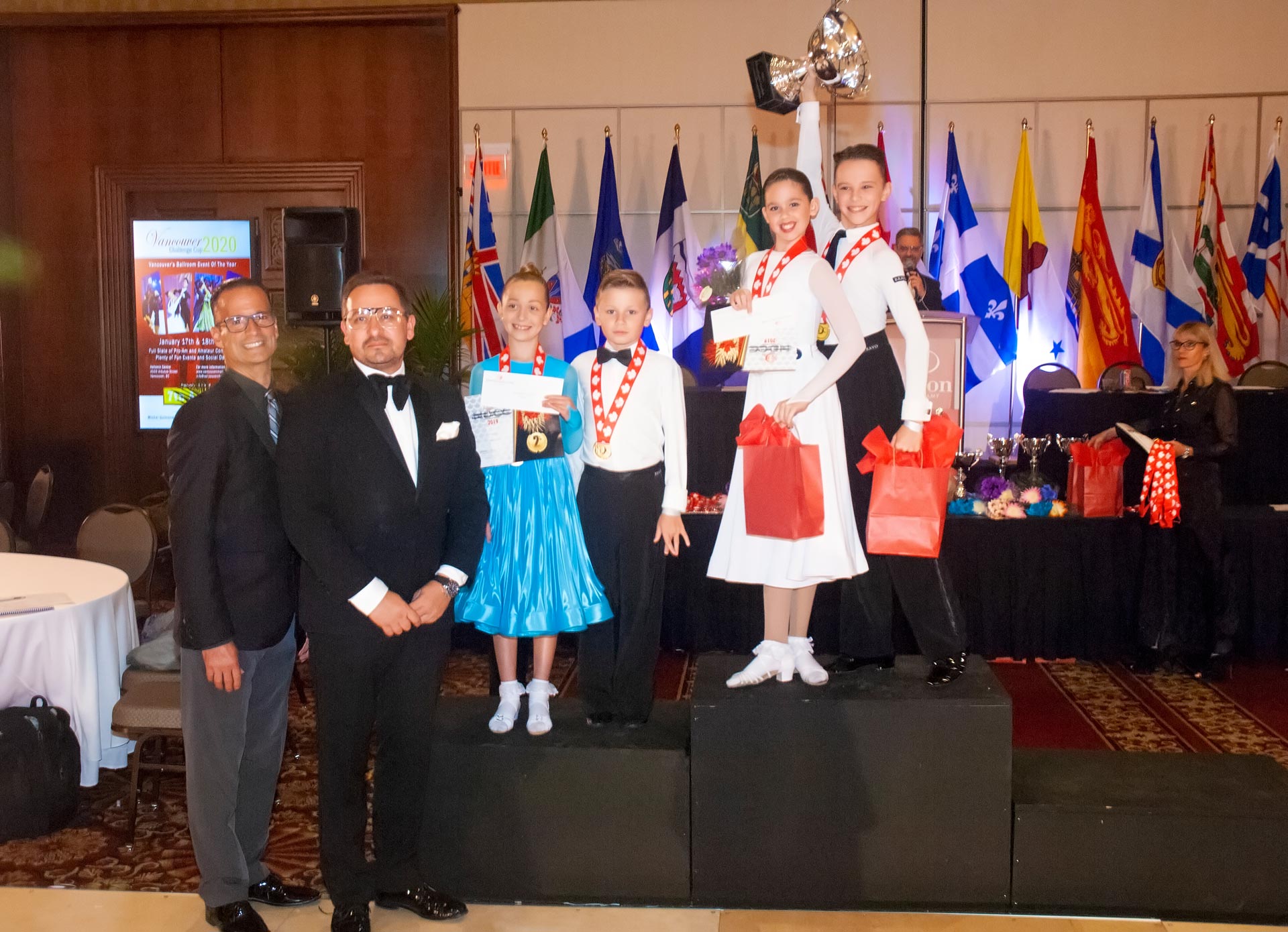 Gagnants du Championnat Canadien Juvénile Ballroom 2019