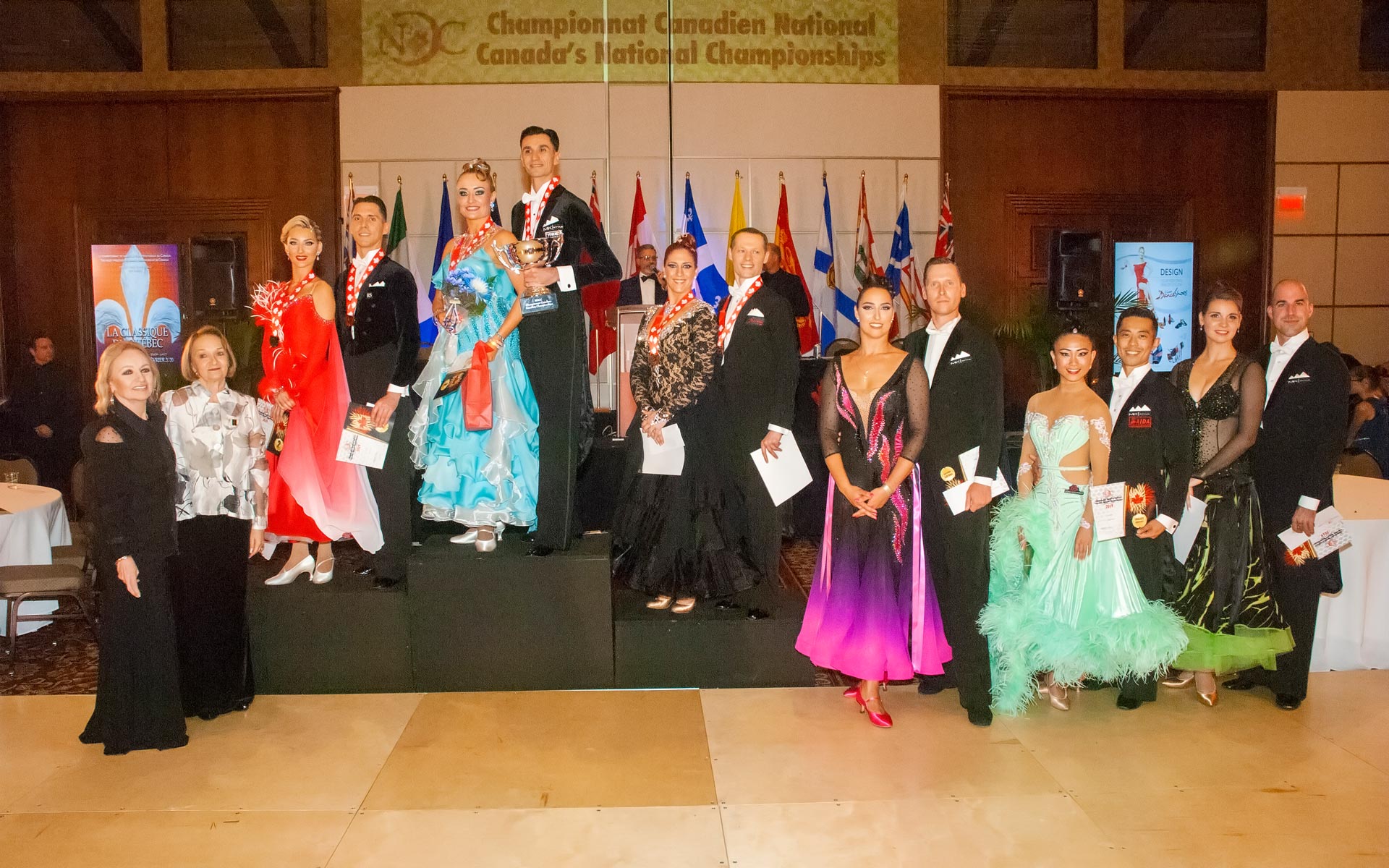 Gagnants du Championnat Canadien Professionnel Ballroom 2019
