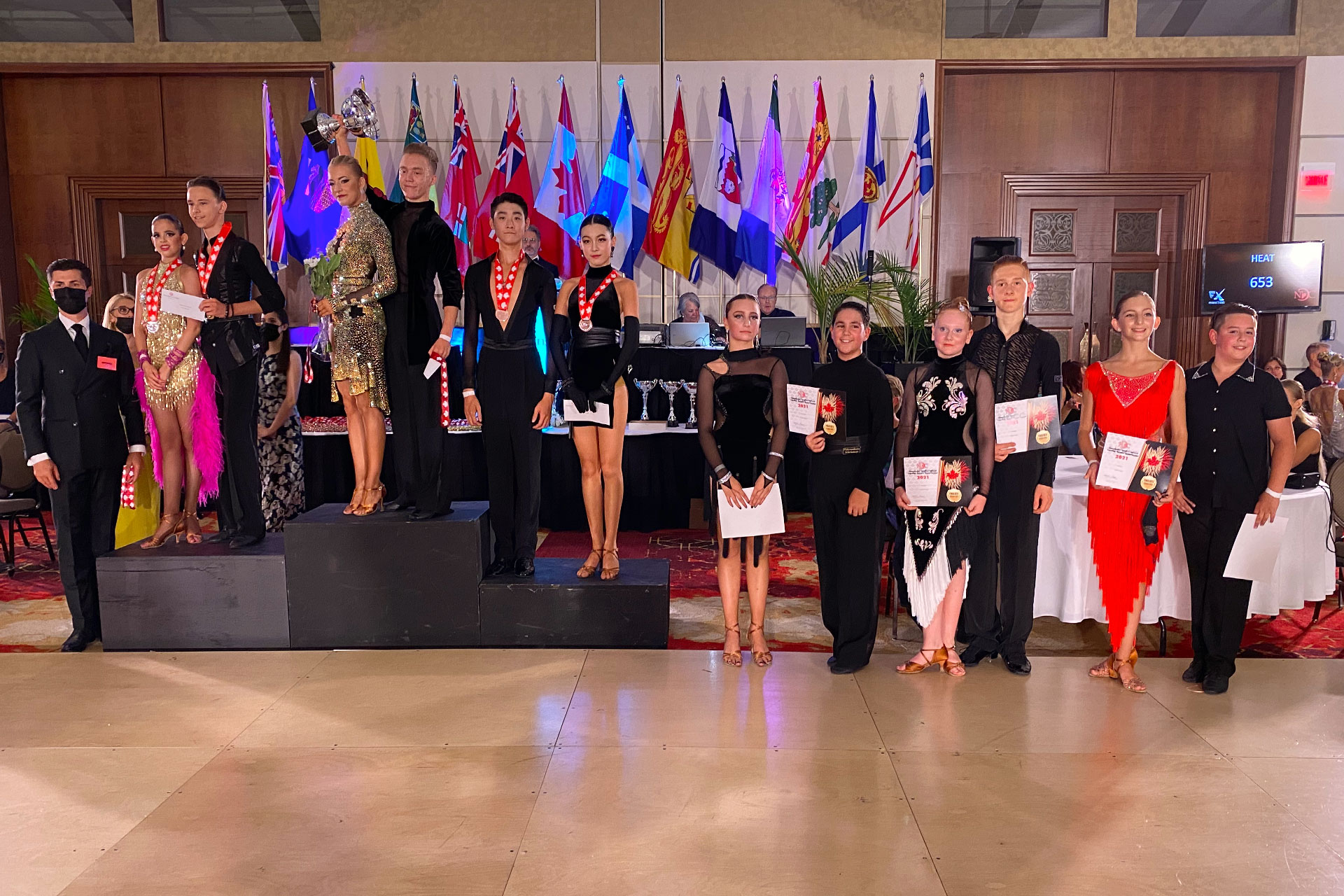 Canadian Junior Latin Championship 2021 awards