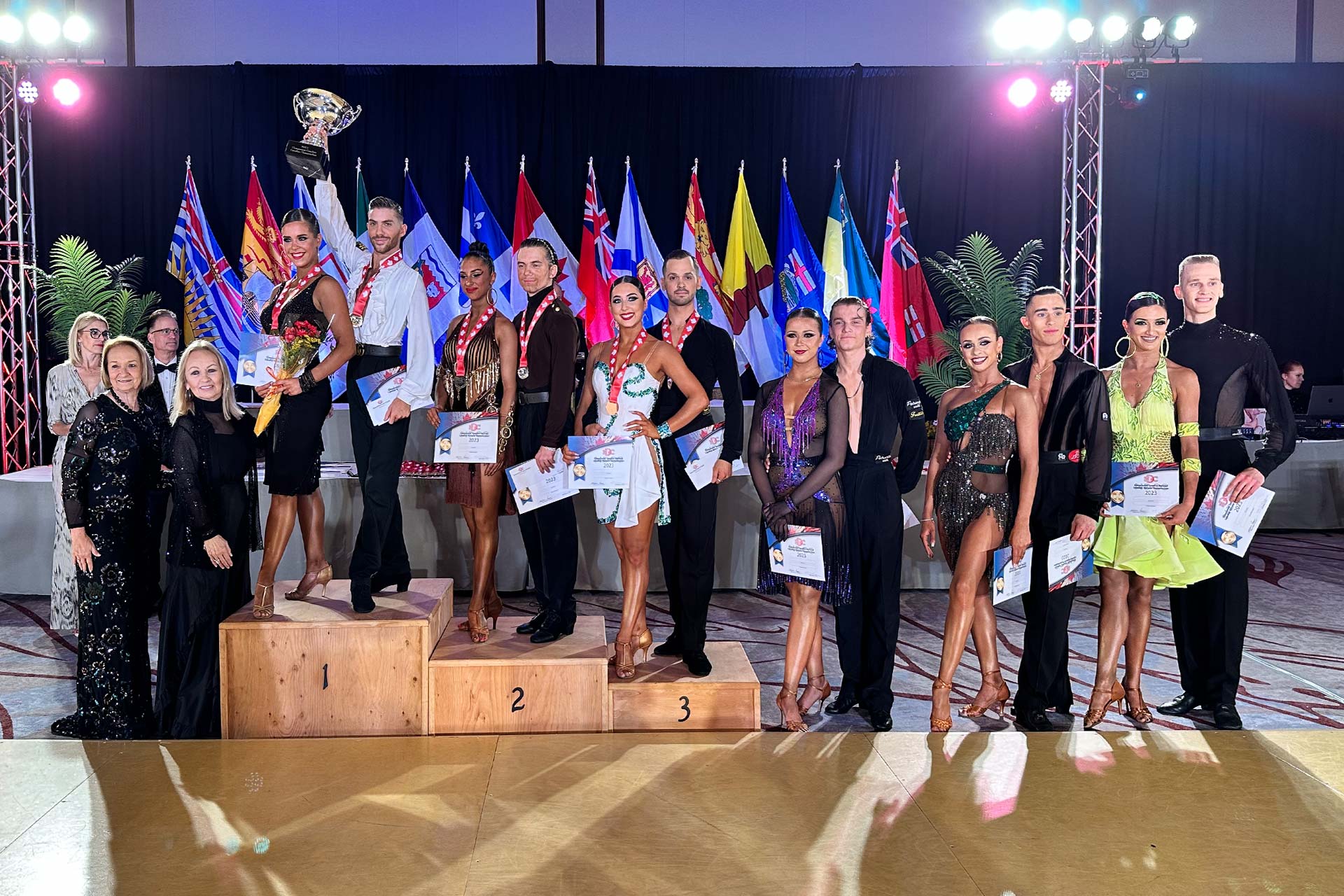 Canadian 16+ Latin Championship 2023 awards