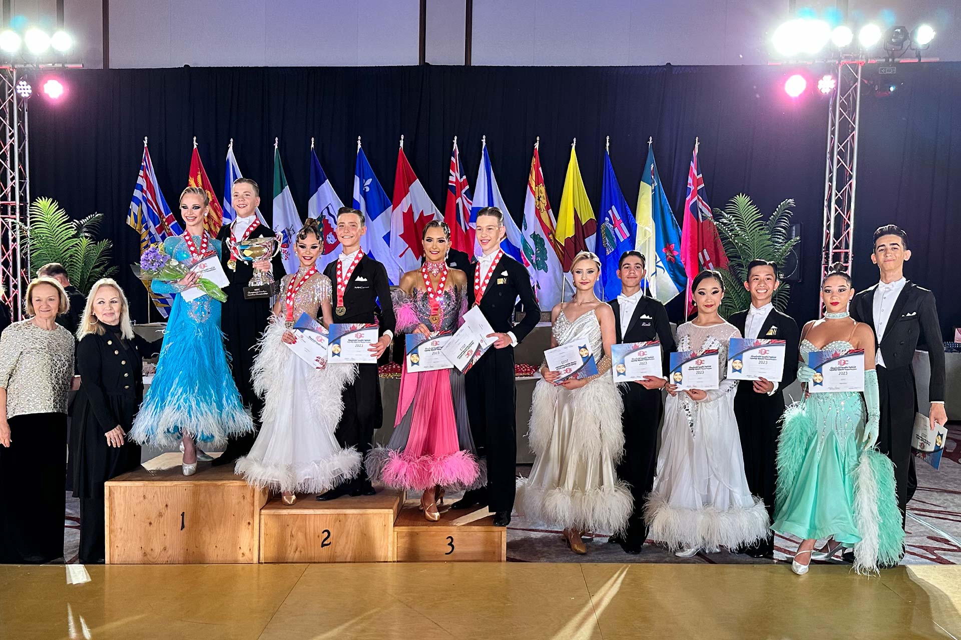 Canadian Junior Ballroom Championship 2023 awards