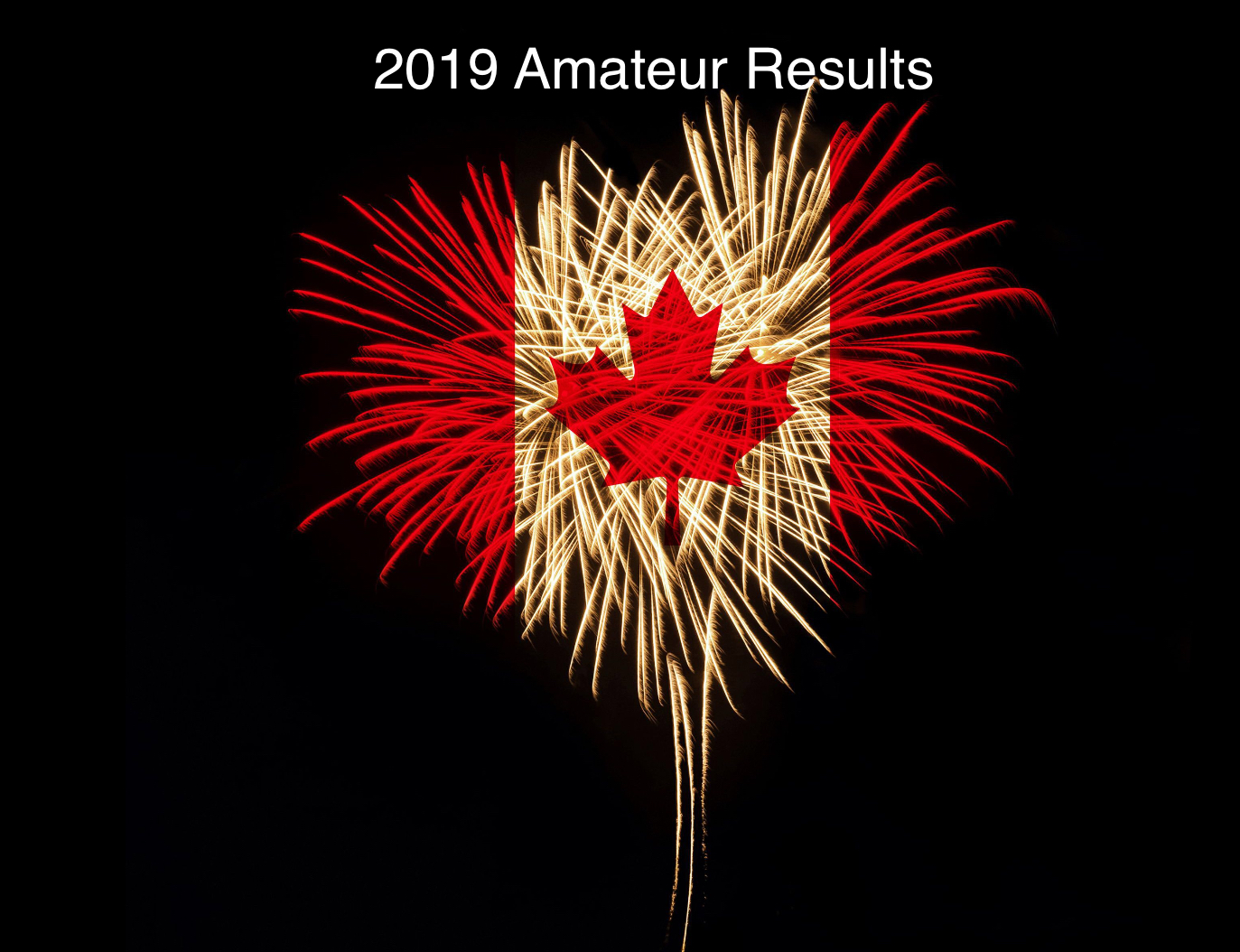 Championnats Canadien 2019 Résultats Amateur